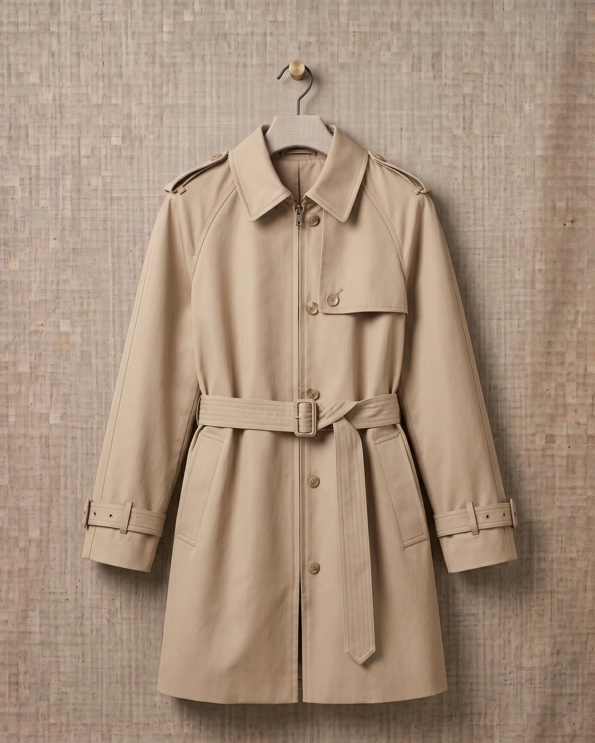 Trench Marsella — Trench clásico en gabardina de algodón.
