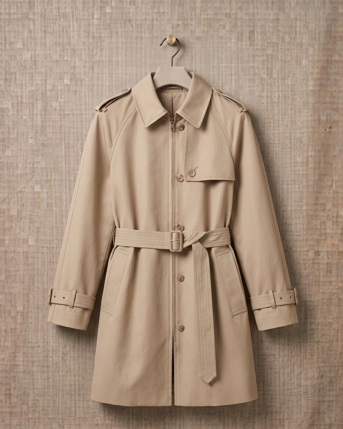 Trench Marsella — Trench clásico en gabardina de algodón.